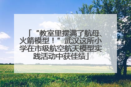 “教室里摆满了航母、火箭模型！”武汉这所小学在市级航空航天模型实践活动中获佳绩