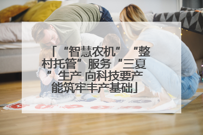 “智慧农机”“整村托管”服务“三夏”生产 向科技要产能筑牢丰产基础