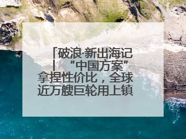 破浪·新出海记丨 “中国方案”拿捏性价比，全球近万艘巨轮用上镇江“节能桨”