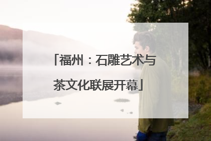 福州：石雕艺术与茶文化联展开幕