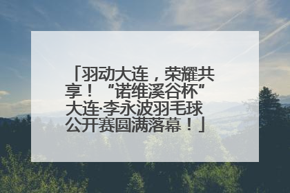 羽动大连，荣耀共享！“诺维溪谷杯”大连·李永波羽毛球公开赛圆满落幕！