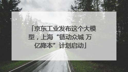 京东工业发布这个大模型，上海“链动众城 万亿降本”计划启动