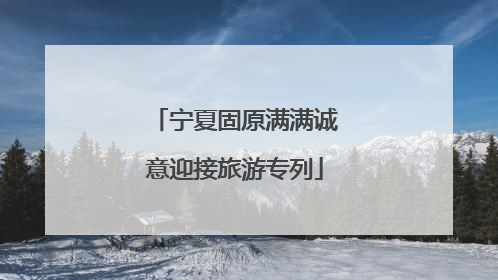 宁夏固原满满诚意迎接旅游专列
