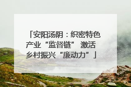 安阳汤阴：织密特色产业“监督链” 激活乡村振兴“廉动力”