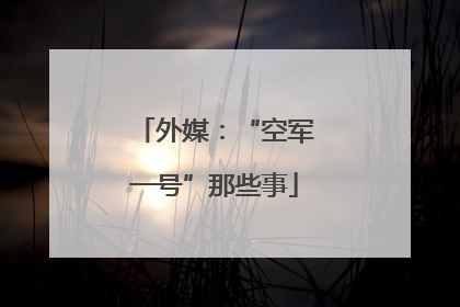外媒：“空军一号”那些事