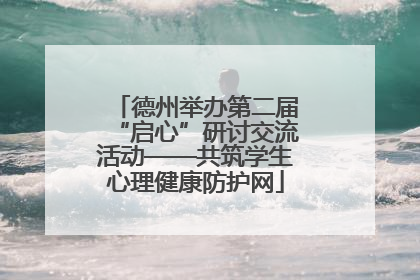 德州举办第二届“启心”研讨交流活动——共筑学生心理健康防护网