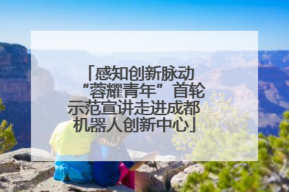 感知创新脉动 “蓉耀青年”首轮示范宣讲走进成都机器人创新中心