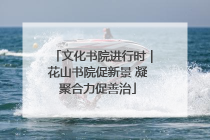 文化书院进行时｜花山书院促新景 凝聚合力促善治