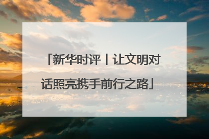 新华时评丨让文明对话照亮携手前行之路