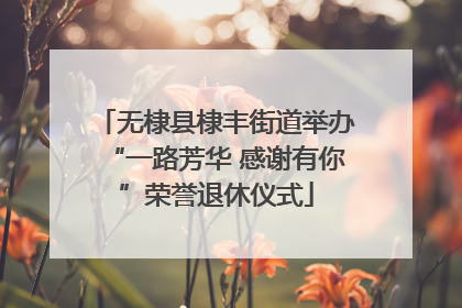 无棣县棣丰街道举办“一路芳华 感谢有你”荣誉退休仪式