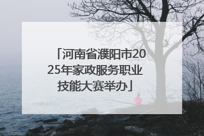 河南省濮阳市2025年家政服务职业技能大赛举办