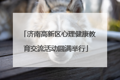 济南高新区心理健康教育交流活动圆满举行