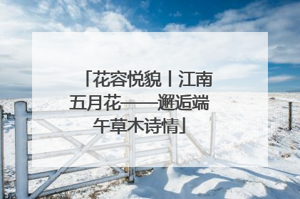 花容悦貌丨江南五月花——邂逅端午草木诗情