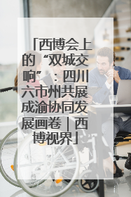 西博会上的“双城交响”：四川六市州共展成渝协同发展画卷｜西博视界