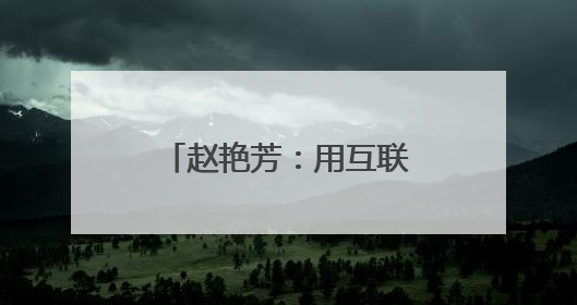 赵艳芳：用互联网思维铺就固阳县乡村助农路