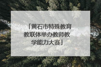 黄石市特殊教育教联体举办教师教学能力大赛
