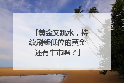 黄金又跳水，持续刷新低位的黄金还有牛市吗？