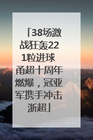 38场激战狂轰221粒进球 甬超十周年燃爆，冠亚军携手冲击浙超